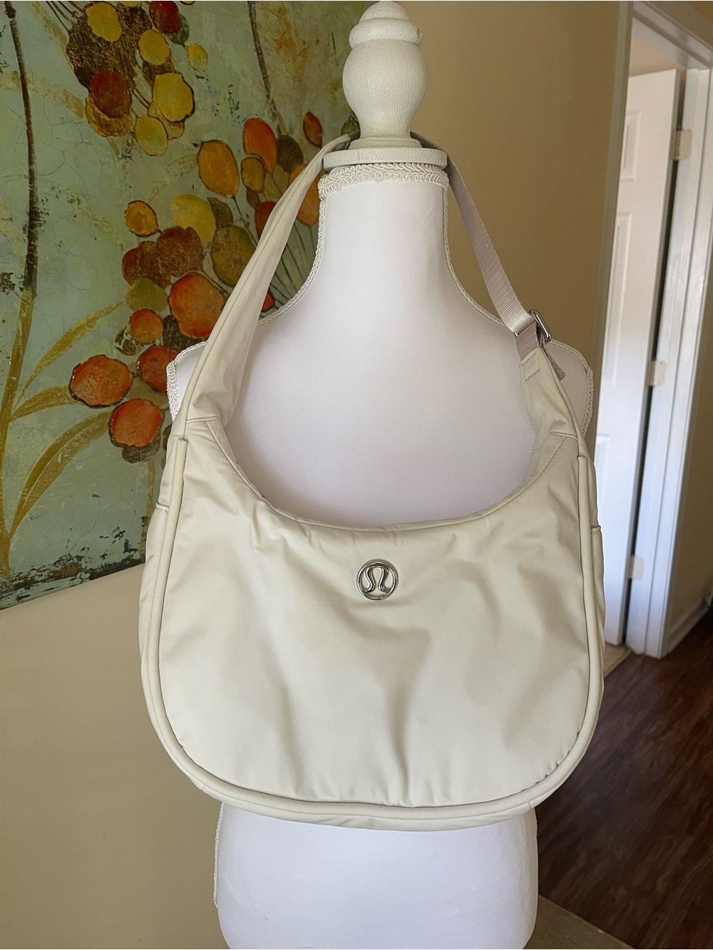 lululemon athletica Cream Shoulder Hobo Bag